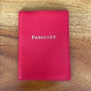 Bergdorf Goodman Leather Passport Holder
